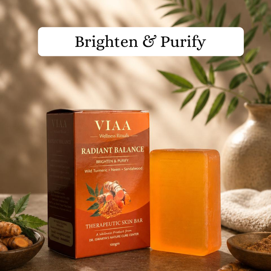 VIAA Radiant Balance - Wild Turmeric & Herbal Skin Bar