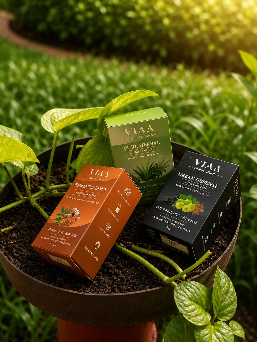 VIAA Herbal Therapeutic Skinbar Combo – Pack of 3