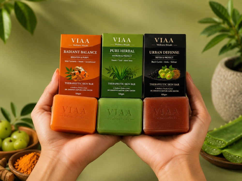 VIAA Herbal Therapeutic Skinbar Combo – Pack of 3